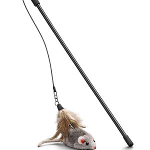 Cat Toy Mouse on a Rod