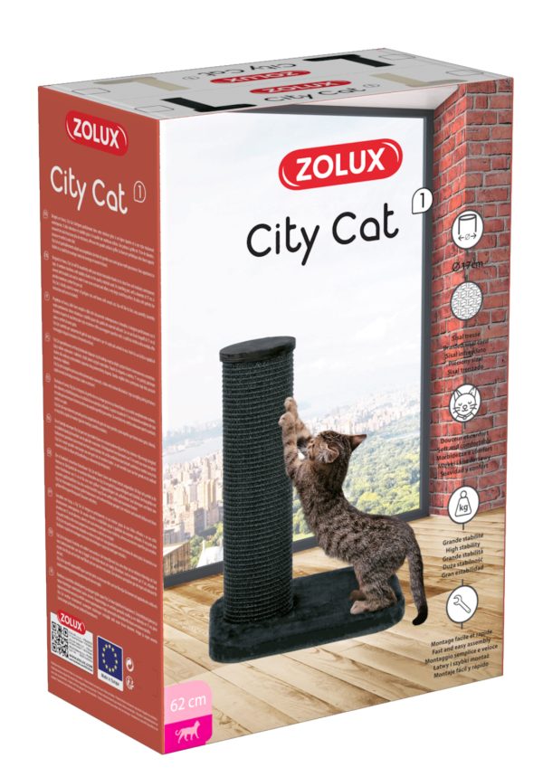 Statīvs/nagu asin.kaķiem City Cat 1  49x39x62cm peleks