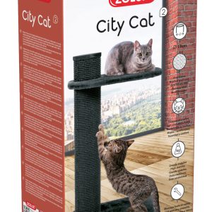 Statīvs/nagu asin.kaķiem City Cat 2  59x45x97cm peleks