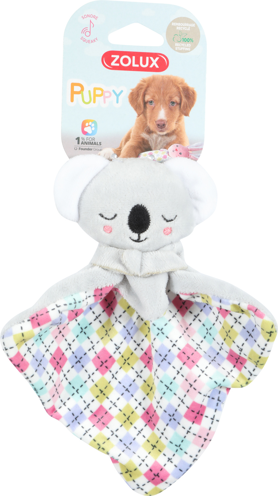 Plīša rotaļlieta kucēniem "Puppy Tiny lupatiņa pelēka"
