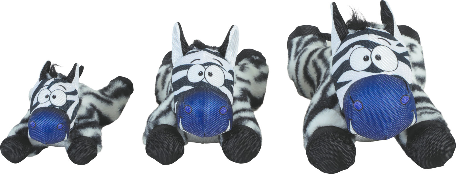 Plīša rotaļlieta suņiem "Friends Caleb zebra L"