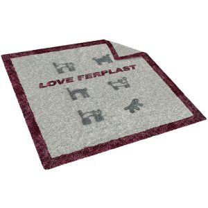 "Karina" wool pet throw