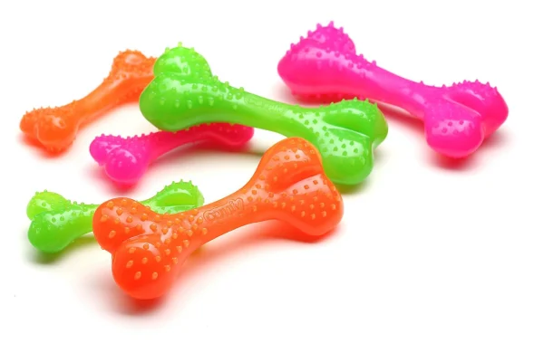 Rotaļlieta suņ.COMFY Mint Dental Kauls (oranžs)12.5cm