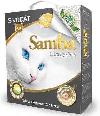 Smiltis kaķiem Sivocat Samba Ultra Hygiene 6.0L