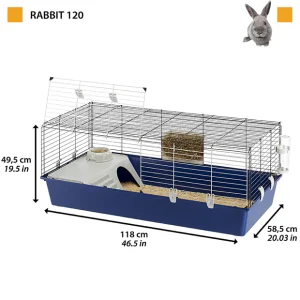 G/būris Rabbit 120 Black