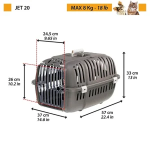 Konteineris mājdzīvniekiem Jet 20