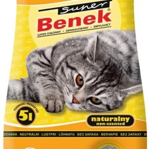 Smiltis kaķiem Super Benek Standart 5L(Naturalny)