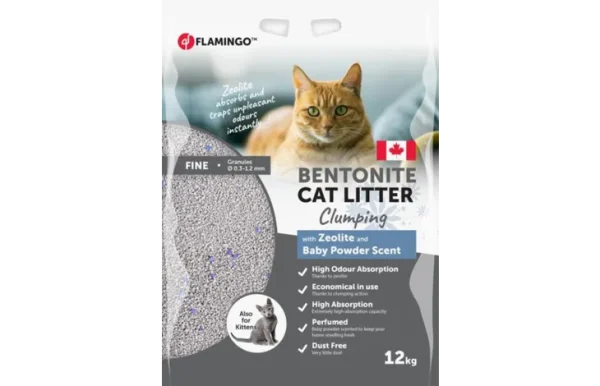 Smiltis kaķiem Cat Litter Baby Powder 12kg