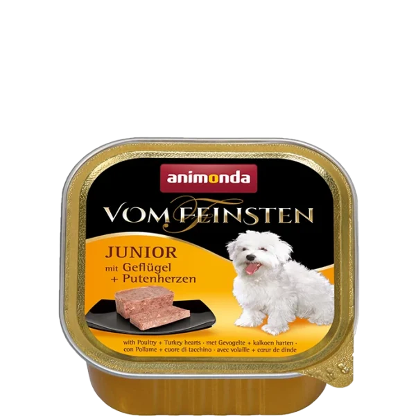 Animonda k/suņ.Juniors putns,tīt.sirds 0.15