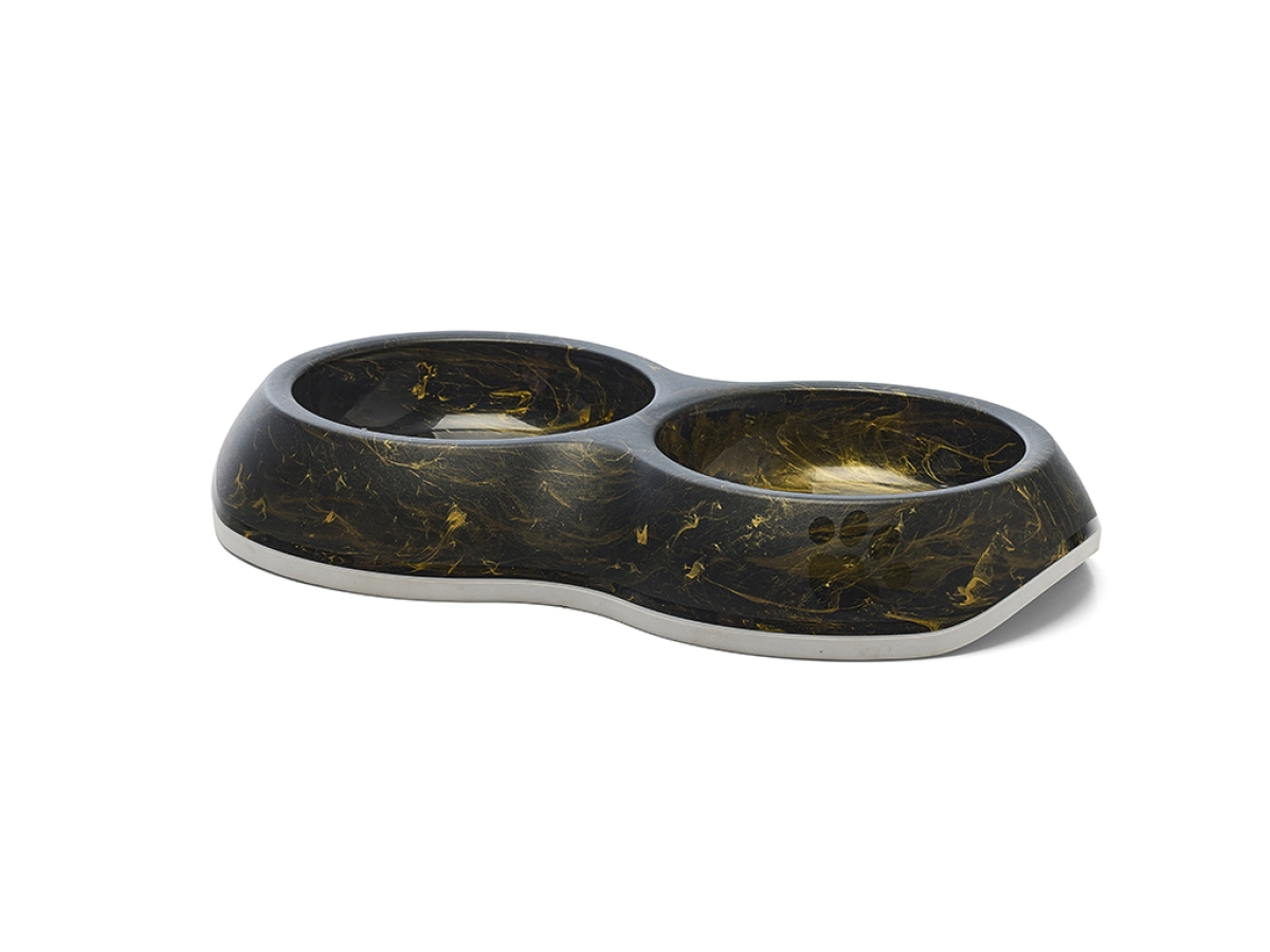 Bļoda Delice kaķiem dubultā Marble
