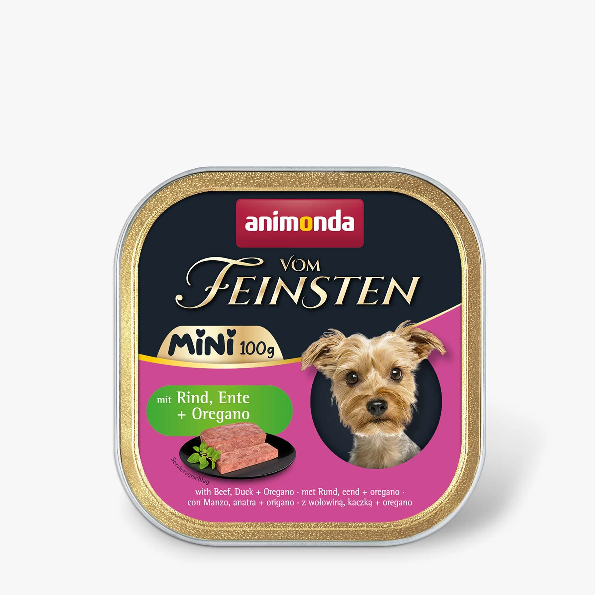 Animonda k/suņ.MiniAdult liellops,pīle,oregano 0.100