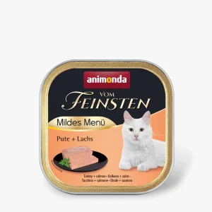 Animonda kons.kaķ.Mildes Menu Tītars,lasis 0.1