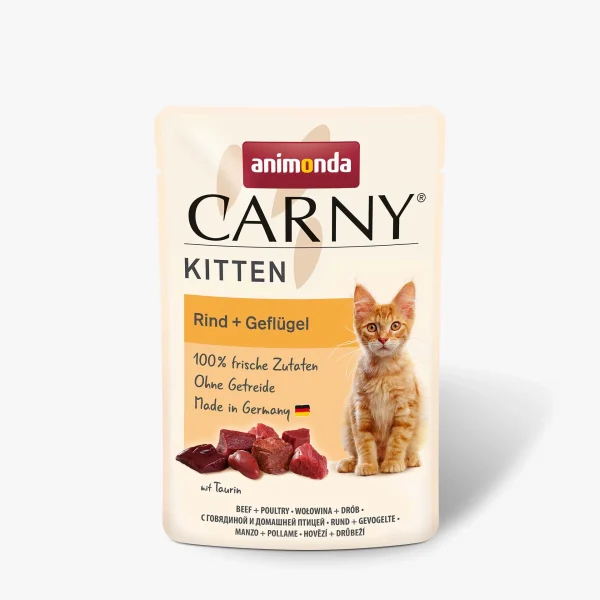 Animonda Carny kaķēniem putnu gaļ.kokt.0.085