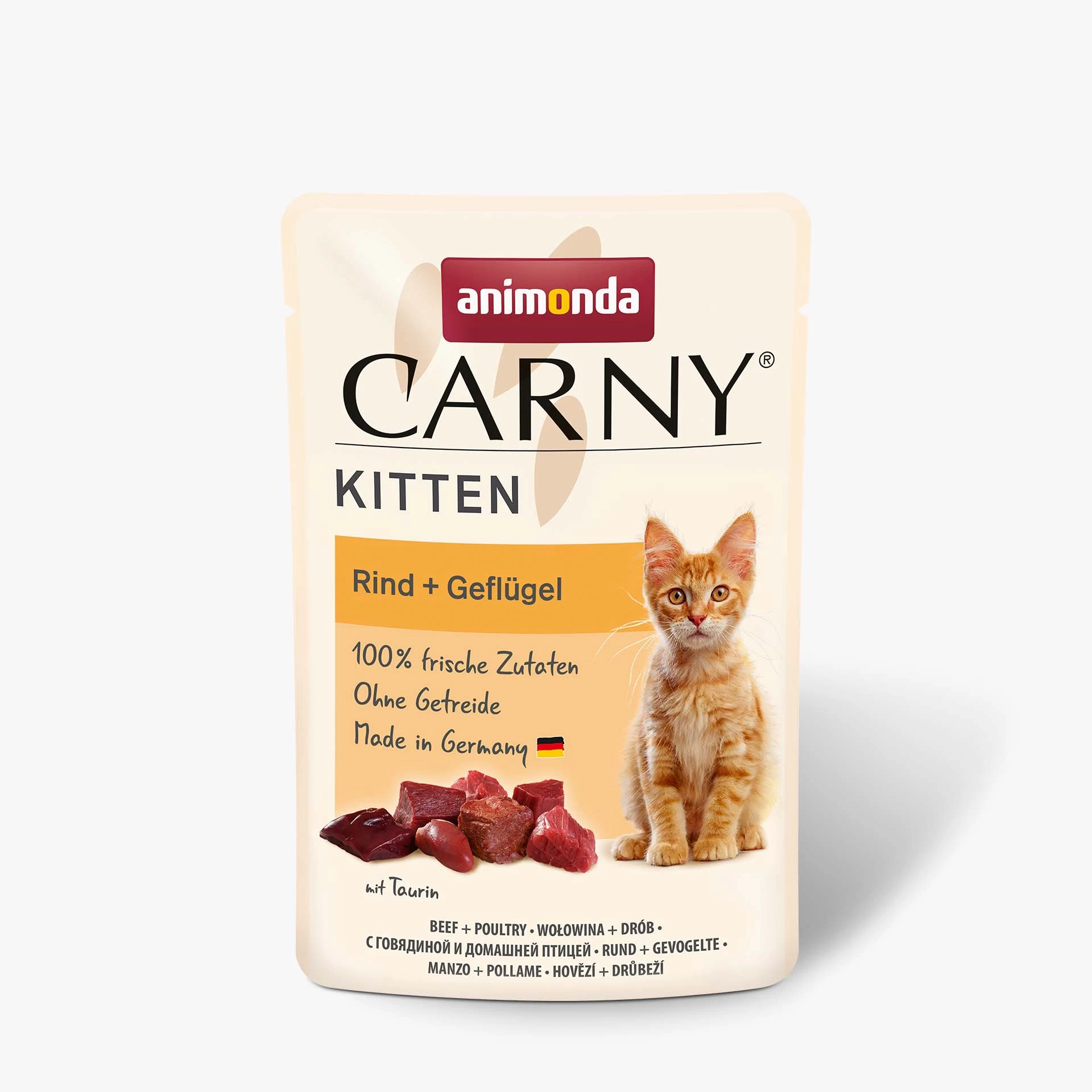 Animonda Carny kaķēniem putnu gaļ.kokt.0.085