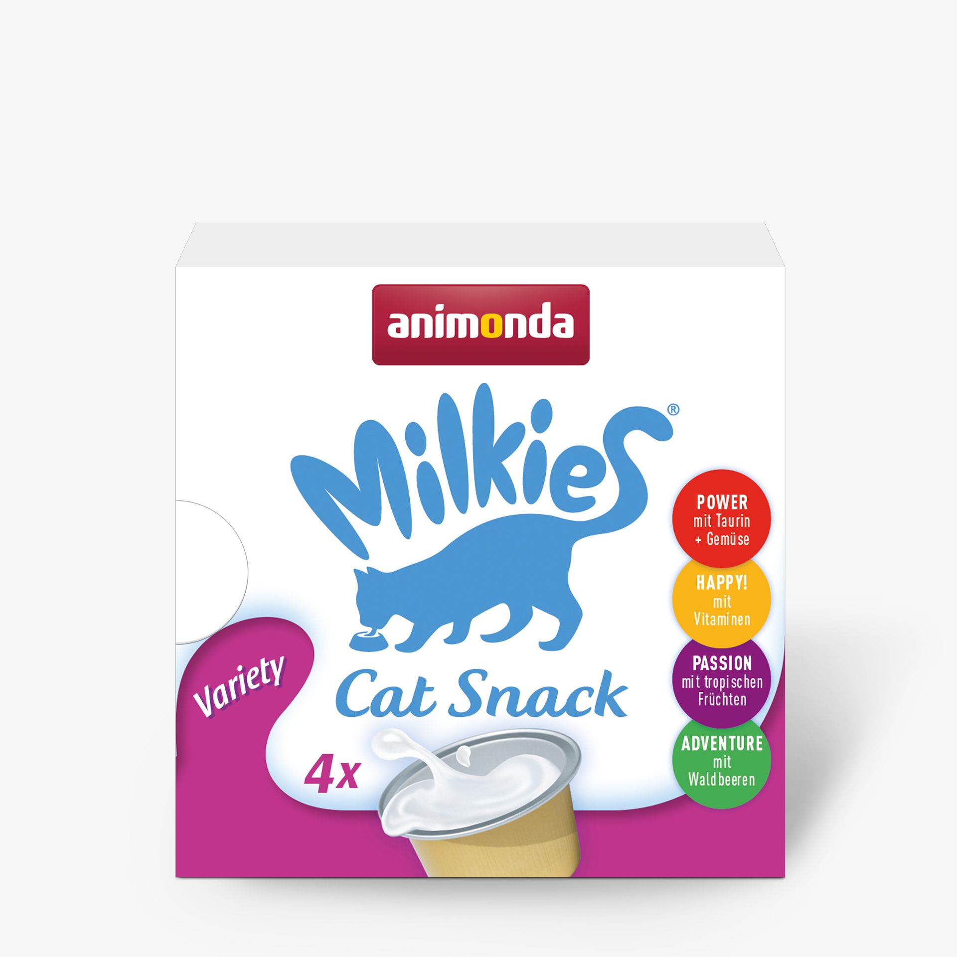Animonde gard. kaķ Milkies Selection 4x15g