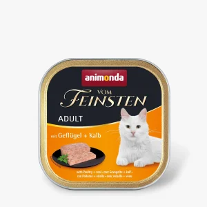 Animonda past.kaķ.Mājputni,teļš  0.1
