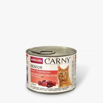 Animonda Carny Senior k/kaķ.liellops,tītara sirds 0.2