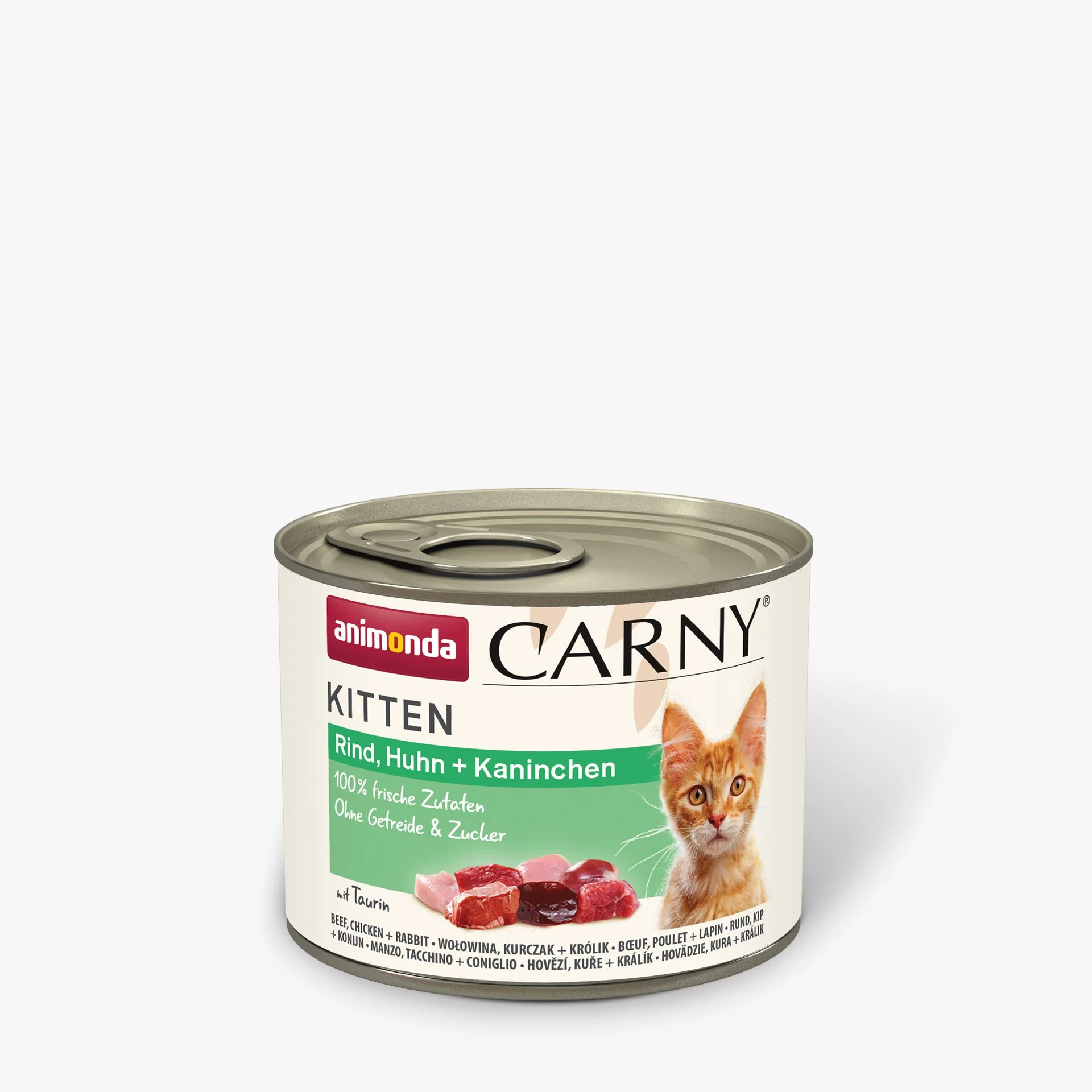 Animonda Carny kaķēniem liellops,cālis,trusis 0.4