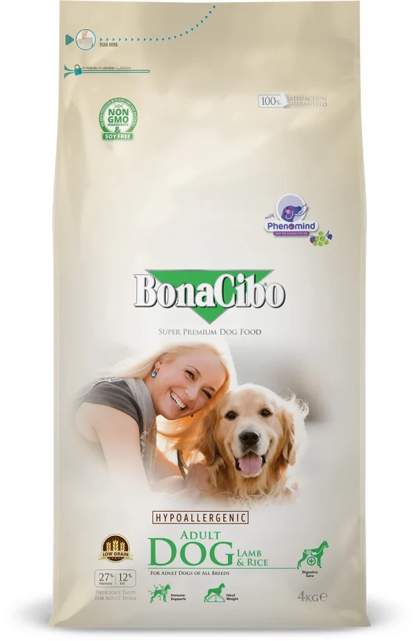 BonaCibo s/b suņiem Adult Lamb&Rice 15.0