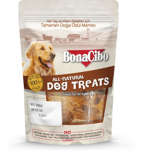 BonaCibo gard.suņiem Dog Treats Bees Lung Cubes 0,1