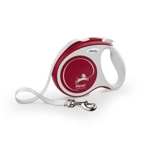 Pavada Flexi Comfort L lente 5m/60kg (sarkana)