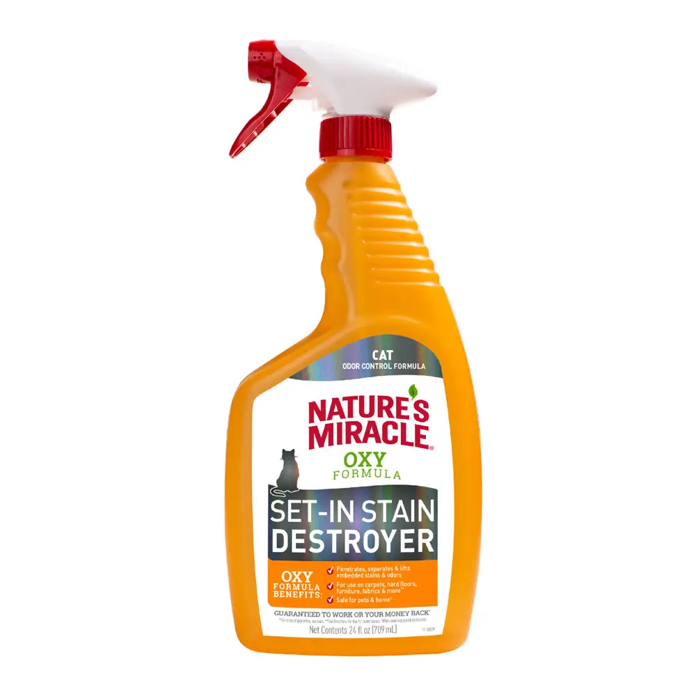 Natures Miracle noturīgo traipu noņēmējs(kaķiem)709ml