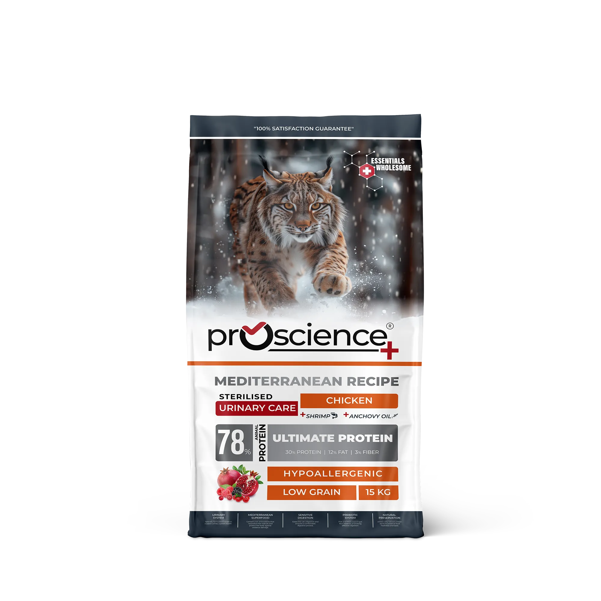 ProScience s/b kaķiem Sterilizet Chicken 1,5