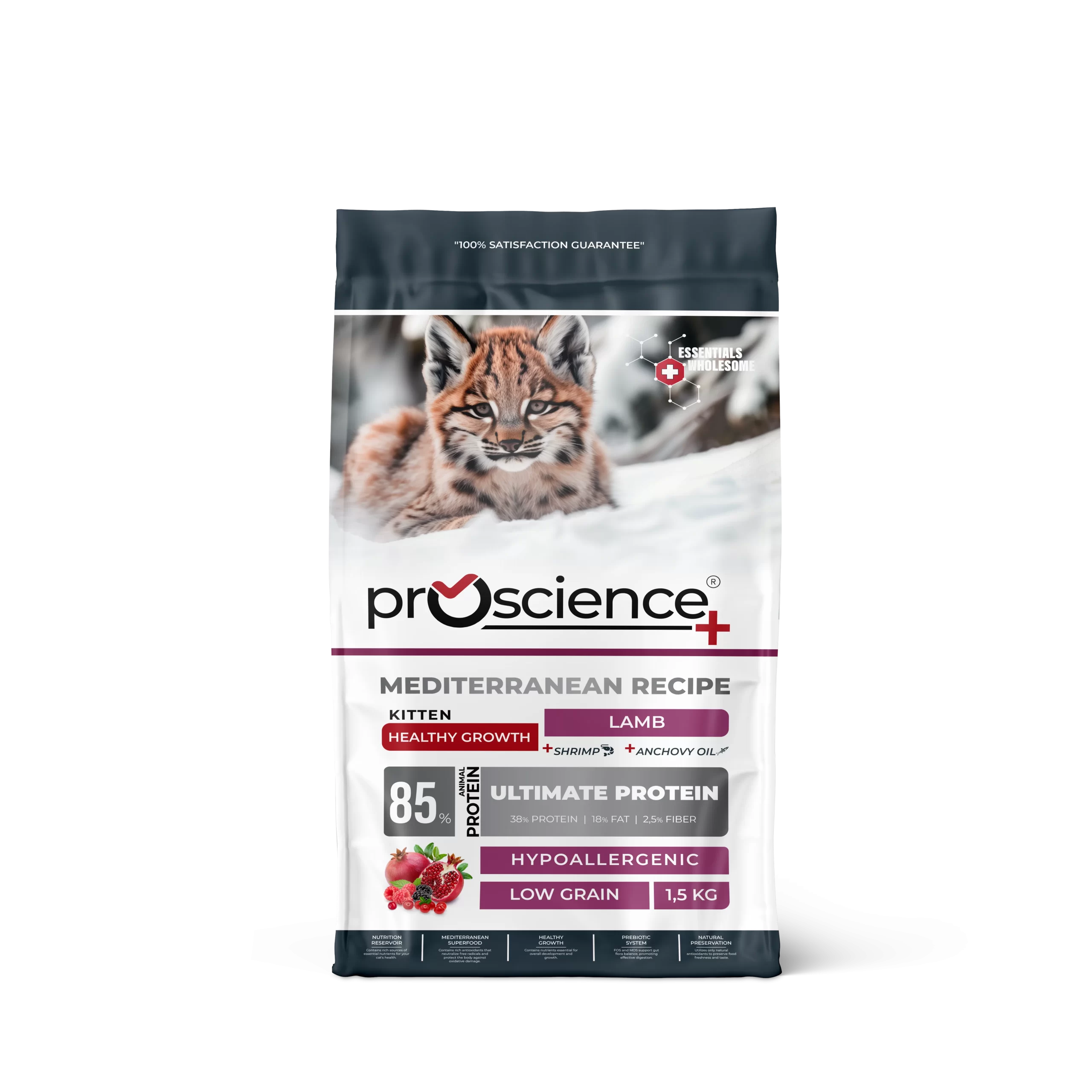 ProScience s/b kaķiem Kitten Lamb 1,5