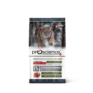 ProScience s/b kaķiem Sterilizet Lamb&Salmon 15,0