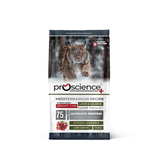 ProScience s/b kaķiem Sterilizet Lamb&Salmon 15,0
