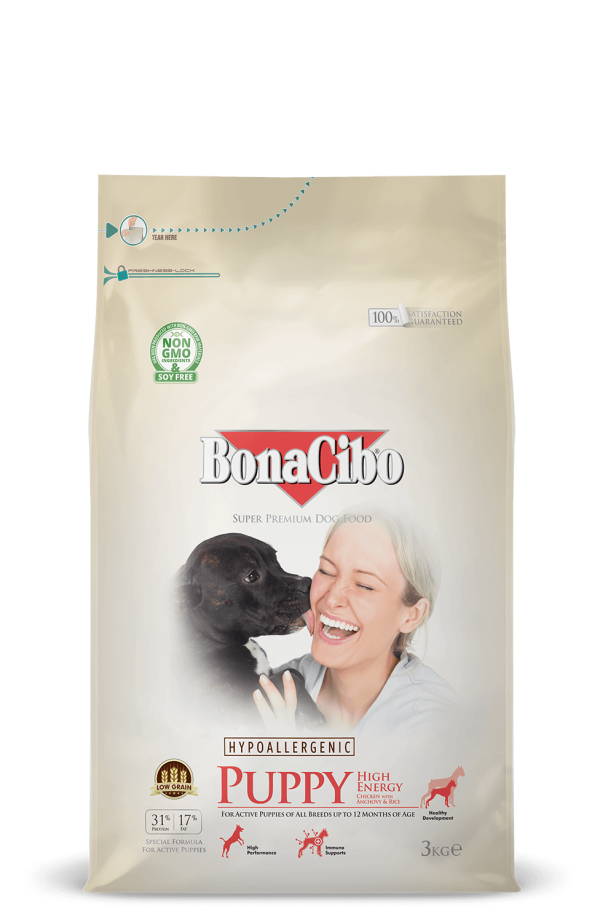 BonaCibo s/b suņiem Puppy High Energy 15.0