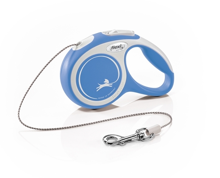 Pavada Flexi Comfort M aukla 8m/20kg (zila)