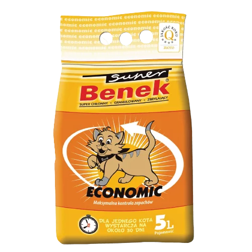 Smiltis kaķiem Super Benek Economic 10L