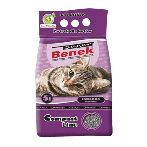 Smiltis kaķiem Super Benek Lawenda 10L