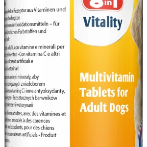8in1 Vitality MultiVitamin tabletes adult 70tb