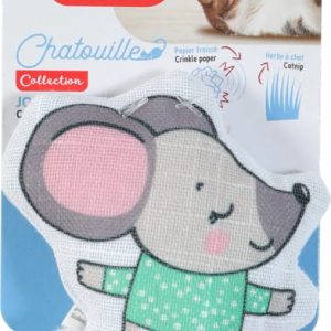 Rotaļlieta kaķiem "Pele ar kaķumētru,zvaniņu Chatouille "11cm
