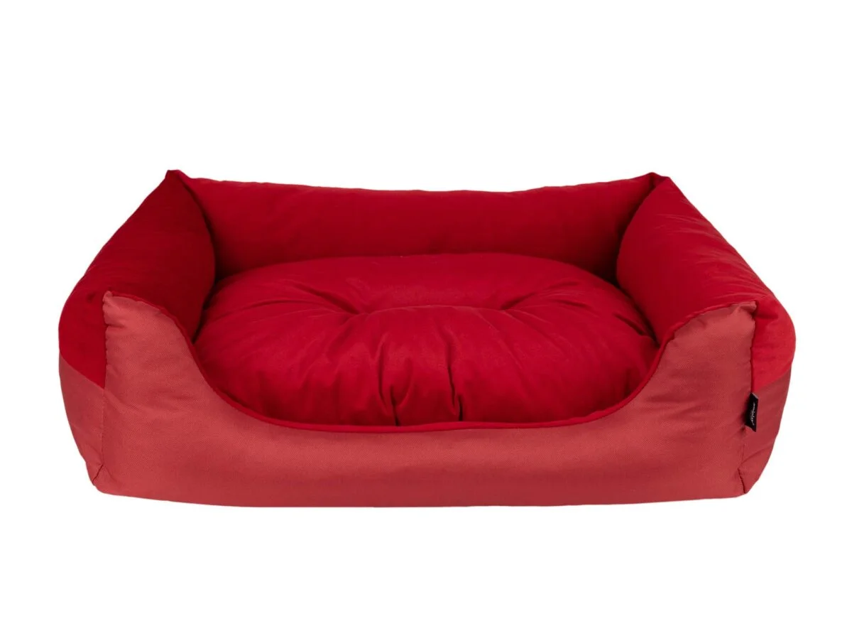 Guļvieta suņ.Sofa Provence L sarkana