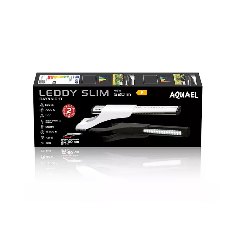 Aqua El Lampa akvārijam Leddy Slim 4.8W Sunny D&N