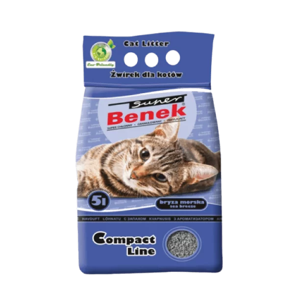 Smiltis kaķiem Super Benek Compact 5L