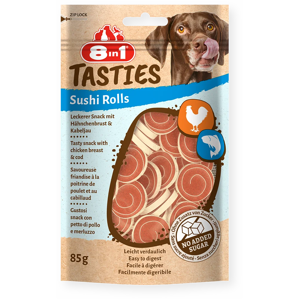 8in1 Gard/suņiem "Tasties Sushi Rolls 85g