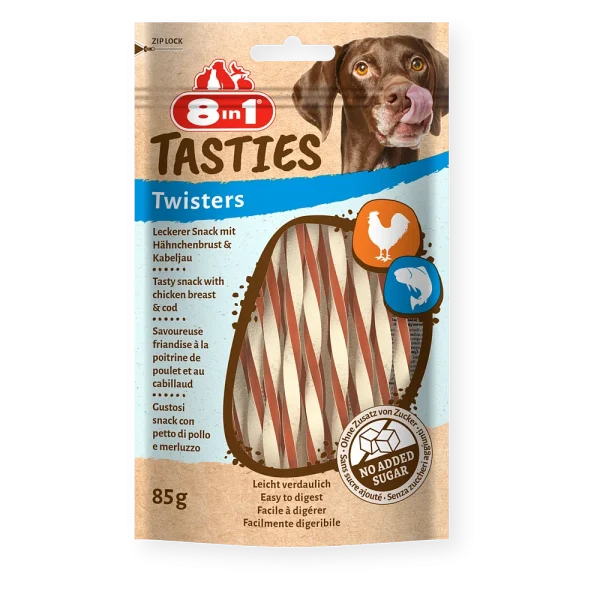 8in1 Gard/suņiem "Tasties Twisters 85g
