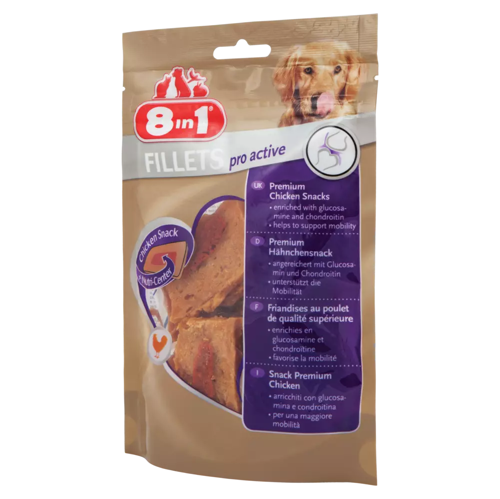 8in1 Gard./suņiem "Fillets Pro Active"  S 80g(enerģijai)