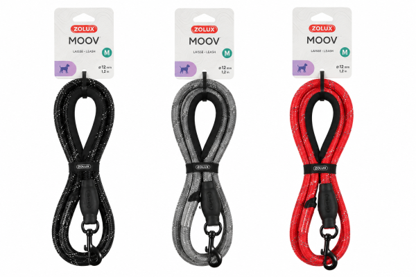 Pavada Moov 20mm/1,2m melna