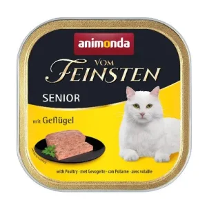 Animonda past.kaķ.Seniors ar mājputnu 0.1