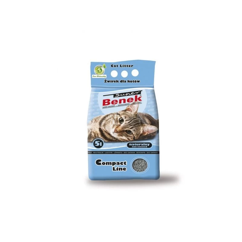 Smiltis kaķiem Super Benek Naturalny 10L