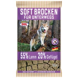 Suņ.gard. Perfecto Soft Brocken ar jēru, mājputnu 200g