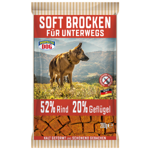 Suņ.gard. Perfecto Soft Brocken ar liellopu, mājputnu 200g
