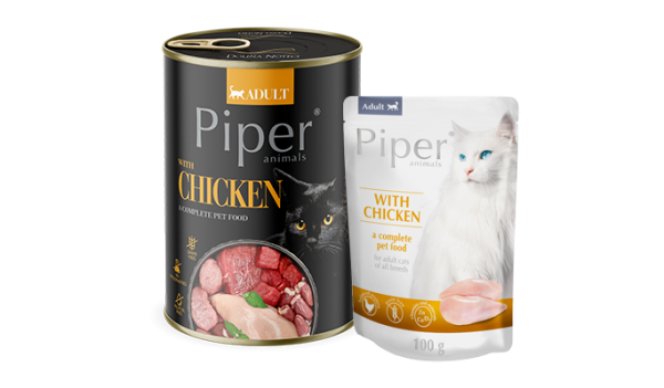 Piper k/kaķ.Vistas gaļa 0.4 N