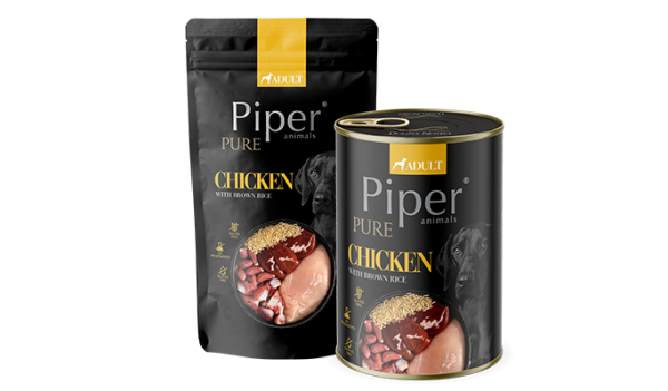 Piper k/suņ. Pure Vista,brūnie rīsi 0.4 NN