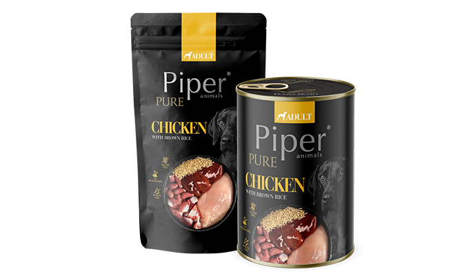 Piper k/suņ. Pure Vista,brūnie rīsi 0.4 NN